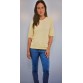   Kaffe O-neck pullover KALizza Mellow Yellow SL